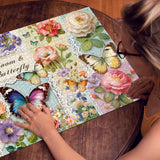 Butterfly Bloom Jigsaw Puzzle 1000 Pieces