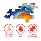 Colorful Waves Jigsaw Puzzle 1000 Pieces