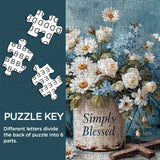 Puzzle simple béni 1000 pièces 1000 pièces