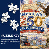 Puzzle élégant de chiens de fleurs 1000 pièces