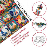 Puzzle élégant de chiens de fleurs 1000 pièces
