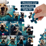 Underwater Dog Jigsaw Puzzle 1000 Pieces