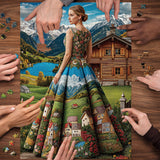 Puzzle colorato romantico da 1000 pezzi