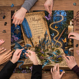 Stilvolles Blumenhunde-Puzzle 1000 Teile