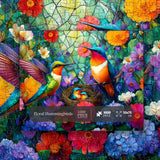 Floral Hummingbirds Jigsaw Puzzle 1000 Pieces