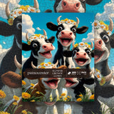 Flower Crown Cows Jigsaw Puzzle 1000 Pieces
