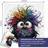 Puzzle Pomme Colorée en Fleurs 1000 Pièces