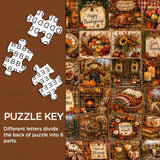 Stilvolles Blumenhunde-Puzzle 1000 Teile