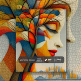 Schwarzes Gold Rosenprozzel Puzzle 1000 Stücke