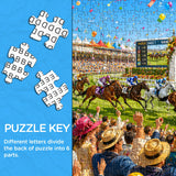 Stilvolles Blumenhunde-Puzzle 1000 Teile