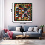 Meow Starry Night Jigsaw Puzzle 1000 pezzi
