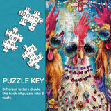 Haus der Blumen Puzzle 1000 Stücke