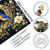 Stilvolles Blumenhunde-Puzzle 1000 Teile