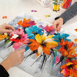 Colorful Floral Charm Jigsaw Puzzle 1000 Pieces