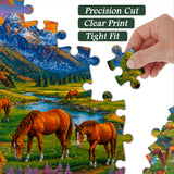 Stilvolles Blumenhunde-Puzzle 1000 Teile