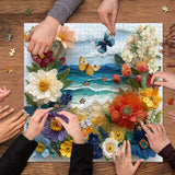 Puzzle per uccelli con piuma di cristallo 1000 pezzi