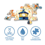 Mosaic Lighthouse Jigsaw Puzzle 1000 Pieces