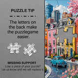 Puzzle élégant de chiens de fleurs 1000 pièces