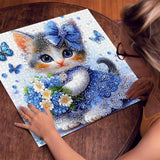 Puzzle Pomme Colorée en Fleurs 1000 Pièces