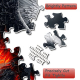 Crimson Flame Eagle Jigsaw Puzzle 1000 Pieces