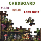 Bookshelf Mushroom Forest Jigsaw Puzzle 1000 Pieces