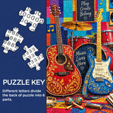 Stilvolles Blumenhunde-Puzzle 1000 Teile