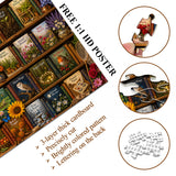 Elegante puzzle con cani con fiori, 1000 pezzi