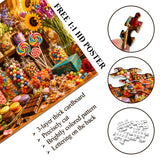 Elegante puzzle con cani con fiori, 1000 pezzi