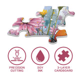 Rompecabezas de mosaico floral de 1000 piezas