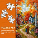 Stilvolles Blumenhunde-Puzzle 1000 Teile