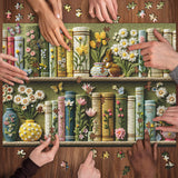 The Bunny Garden Library Jigsaw Puzzle 1000 Pieces