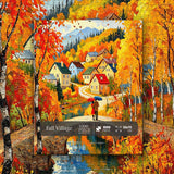 Fall Village Jigsaw Puzzle 1000 Pieces