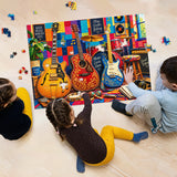 Stilvolles Blumenhunde-Puzzle 1000 Teile