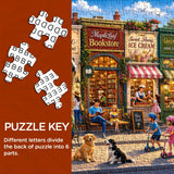 Elegante puzzle con cani con fiori, 1000 pezzi