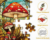 Vintage Mushroom Jigsaw Puzzle 1000 Pieces