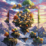 Rompecabezas de manzanas de colores florecientes, 1000 piezas