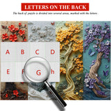 Black Gold Rose Rose Puzzle 1000 pièces