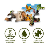 Elegante puzzle con cani con fiori, 1000 pezzi