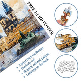 Elegante puzzle con cani con fiori, 1000 pezzi