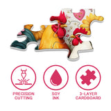 Rompecabezas de manzanas de colores florecientes, 1000 piezas