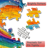 Colorful Waves Jigsaw Puzzle 1000 Pieces