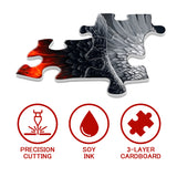 Crimson Flame Eagle Jigsaw Puzzle 1000 Pieces