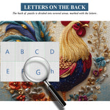 Puzzle Pomme Colorée en Fleurs 1000 Pièces