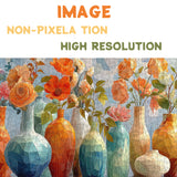 Colorful Vases Jigsaw Puzzle 1000 Pieces