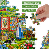 Quilt Garden Jigsaw Puzzle 1000 Pieces