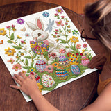 Bunny in Bloom Jigsaw Puzzle 1000 Pieces