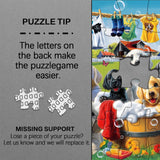 Naughty Puppy Jigsaw Puzzle 1000 Pieces