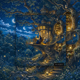 Starlit Library Jigsaw Puzzle 1000 Pieces