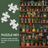 Green Plant Gallery Jigsaw Puzzle 1000 Pieces