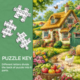 Stilvolles Blumenhunde-Puzzle 1000 Teile
